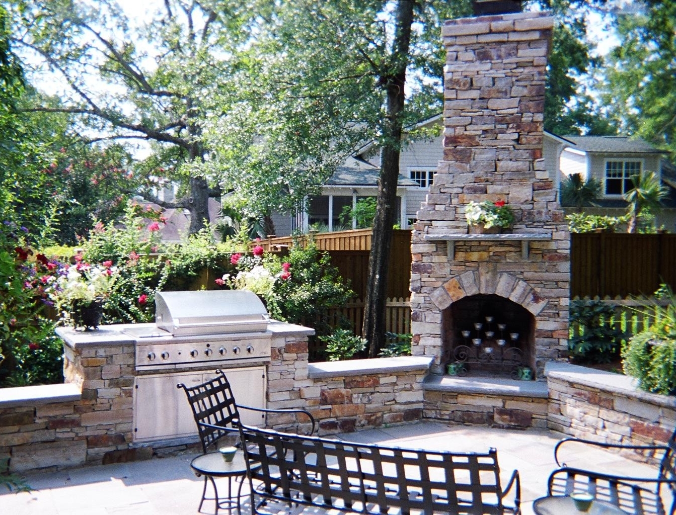 Outdoor Rooms &amp; Grills - Stone Garden | Wilmington, North 