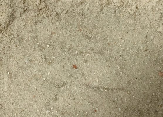 close-up of mortar sand at stone garden