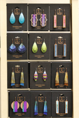 earring jewelry gift selection at stone garden