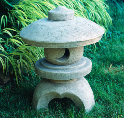 stone pagoda garden ornament